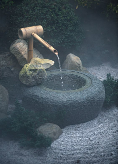 庭院石头流水景观禅意水钵摆件老石槽石缸石盆自然景观石-淘宝网item