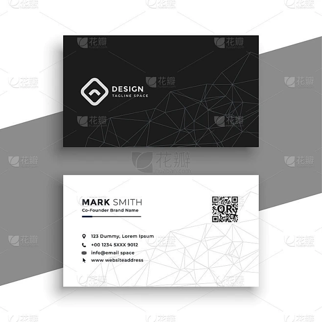 simple black and white business card图片_其他图片图片素材-花瓣网