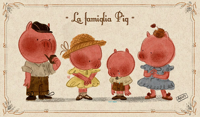 The Pig Family on Be...