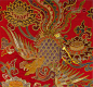 中国传统元素 刺绣 凤凰 牡丹 云纹