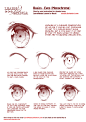 Learn Manga Basics: Eyes-BW by Naschi 眼睛 #教程#