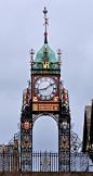 Queen Victoria Clock in Chester, Eng. _美陈_T2020322