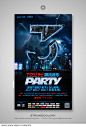 成驰洋TK's MOKO 个人网站 | 展示 T-CRASH《三周年潮流音乐Party》海报设计