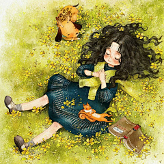 -夏画-采集到治愈水彩画