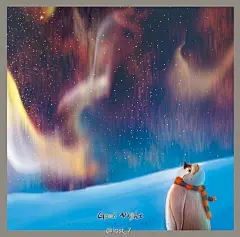 2014-lost7_孤独星球，晚安，插画，原创。_涂鸦王国插画