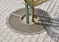 Tree Grilles : Tree grilles designed and made through HUB Street Equipment for clients in Qatar.