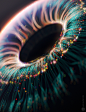 particles color eye galaxy universe MoGraph animation  trail