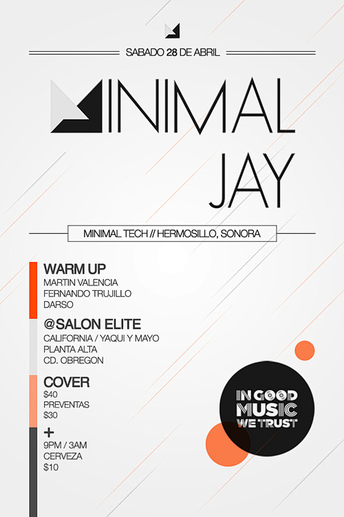 Minimal Jay Flyer -简...