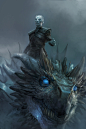 Night King & Viserion, MICHAEL CHANG : Game Of thrones Fan Art
Night King & Viserion