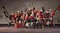 Christmas Christmas lights Christmas outfits Demoman TF2 Engineer TF2 wallpaper (#1554466) / Wallbase.cc