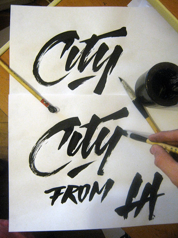 lettering sketches (...