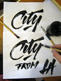 lettering sketches (2014) on Typography Served