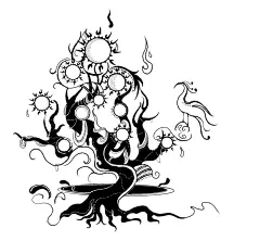 ｜山海经｜扶桑树 插画 - 小红书