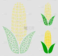 三角形,铁丝网,计算机图标,镶嵌图案,模型,玉米,蔬菜,格子,农业,谷物