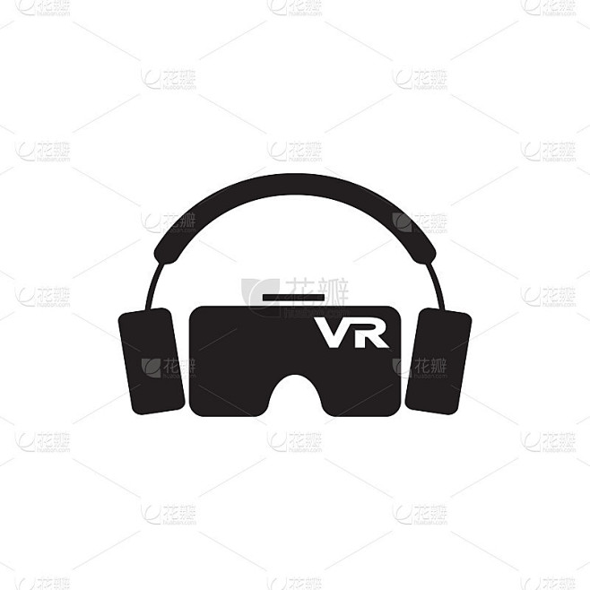 Virtual reality vr icon graphic design template素材-花瓣网