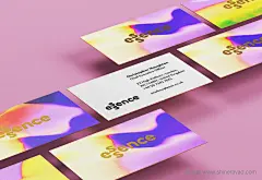 英国化妆品香水品牌Essence品牌形象设计-名片设计6