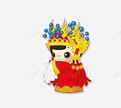 唱戏小姑娘高清素材 唱戏 小姑娘 戏曲 免抠png 设计图片 免费下载