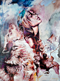 General 1038x1400 Dimitra Milan painting wolf women