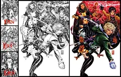 美漫大神 Mark Brooks 一组插画绘画步骤图 ​ ​​​​