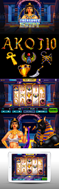 Treasures of Egypt Mobile Casino Slot : Treasures of Egypt Mobile Casino Game made for Definite Casino