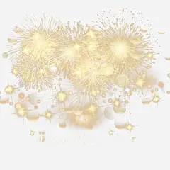 金色烟花新年贺卡矢量_新图网 https://ixintu.com 金色 烟花 新年 矢量