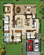 Living area is one side  while  private spaces are just on the opposite. Very good planning  in my opinion..