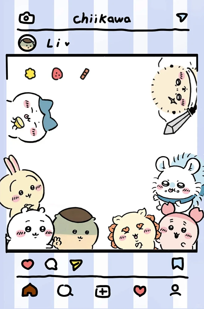 chiikawa透卡自印素材1️⃣ - ...