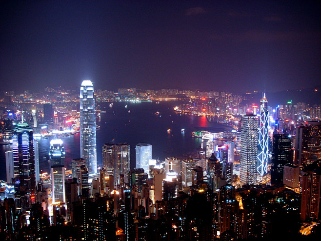 繁华都市夜景高清图片 - 素材中国16素...