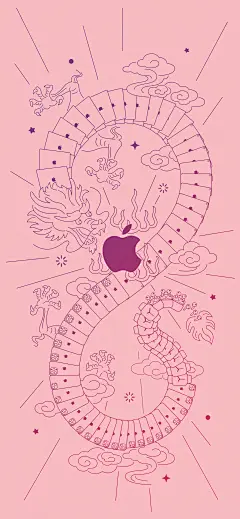 Apple 龙年壁纸3