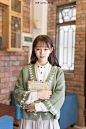 初秋里温柔清新森系妹纸 - 美女图片www.700tu.com