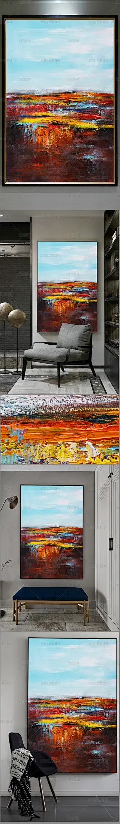 花纹图案-高清立体抽象油画艺术（一千四百五十一）花纹图案家居数码图案