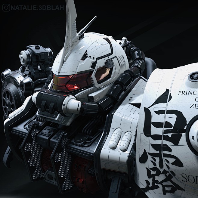 Zaku bust, Natalie S...
