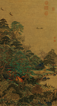 中国画-花瓣网|陪你做生活的设计师 | 唐-周昉-挥扇仕女图绢本 (传)