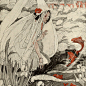 百年前的童趣视角。作者：20世纪初插画师Maginel Wright Enright