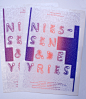 Poster - Schrank8 presents Niessen & de Vries - www.hansje.net
