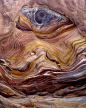 one eye in the Canyon  colorful stone in Red Canyon, Sinai , Egypt