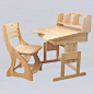 专业时尚儿童家具设计 可调节升降实木椅子/直角升降椅学习椅桌套-淘宝网