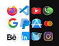 App Icons — Glassmorphism