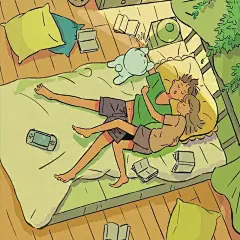 #灵感的诞生# #设计美学#
一组情侣日常插画！扑面而来的狗粮气息~
作者 ggoruvi ​​​​用清新简约的画风，描绘出一个个甜蜜小瞬间 ​​​​