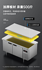 【碧野BX-180LC】碧野（BIYE）1.8米保鲜冷藏工作台商用操作台冰柜不锈钢冰箱卧式冷柜厨房奶茶店水吧台设备【1.8×0.8米冷藏】【行情 报价 价格 评测】-京东