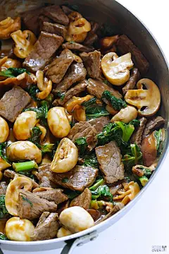 I made this tonight...simply amazing and I will be making it again! Ginger Beef, Mushroom &amp; Kale Stir Fry