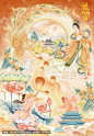 中秋国潮插画海报