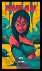 柴霖霖插画作品-《MULAN-木兰》_柴霖霖__插画师作品_涂鸦王国gracg.com