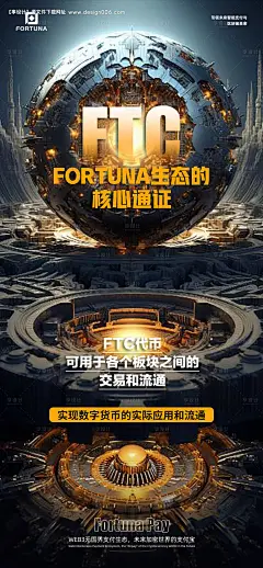 编号：【享设计】源文件下载-区块链科技海报