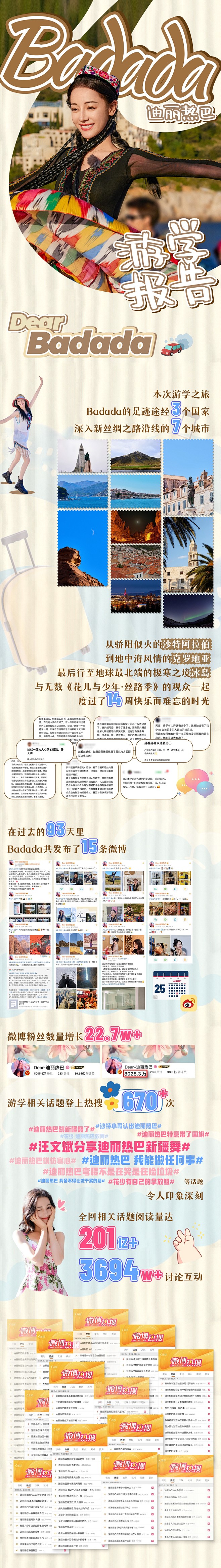 #花儿与少年 丝路季# 综艺长图 迪丽热...
