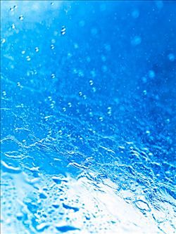 溅,水,蓝色,抽象