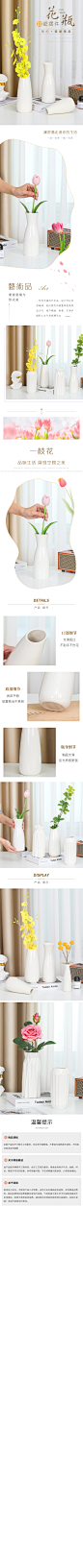 花瓶详情郁金香ins风