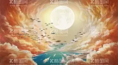 唯美插画  - 源文件下载【酷图网】插画,手绘,云海,鲸鱼,蓝鲸手绘云彩,蓝天,唯美插画,设计,动漫动画,风景漫画,鲸鱼插画,