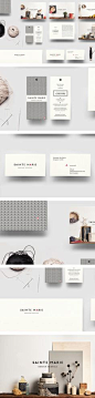 Cool Brand Identity Design on the Internet. Sainte Marie. #branding #brandidentity #identitydesign @ http://www.pinterest.com/alfredchong/brand-identity/