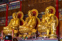 泰国中华寺的佛像